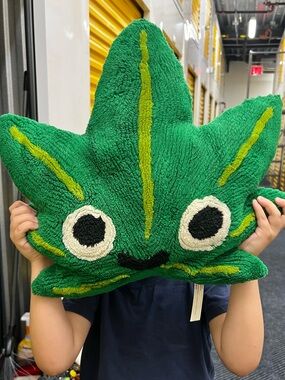 Cannabis shape pillow plushy